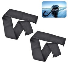 1 PCS Black 48 Inch Trolling Motor Cable Sleeve Zippered Rigging Organizer picture