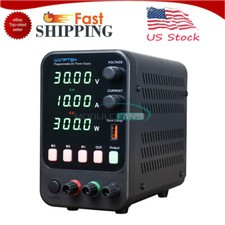 Adjustable DC Power Supply 30V 10A Lab Programmable Voltage Regulator Switch picture