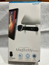 New Naztech MagBuddy Hands-Free Tablet Devices Car Mount Headrest Mount Black picture