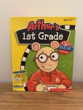 Arthur’s 1st Grade 2002 PC Mac 2 CD-ROM NEW SEALED DISCS Open Box Vintage picture