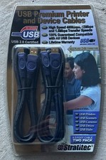 USB Premium Printer & Device Cables Stratitec Gold Plated picture