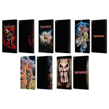 OFFICIAL IRON MAIDEN ART LEATHER BOOK WALLET CASE COVER FOR AMAZON FIRE picture