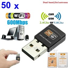 LOT 50 x AC600Mbps Mini USB Wi-Fi Wireless Adapters Dual Band 2.4/5Ghz 802.11 ac picture