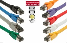 1Ft- 50Ft Cat.8 24AWG 40G RJ45 Network LAN Ethernet S/FTP Copper Lot Color Cable picture