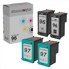 4PK DI Ink Replacement for HP 96 (2xblk) & HP 97 (2xColor) Use in 5940xi 7310xi picture