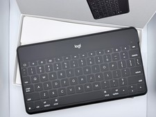 Logitech Keys-To-Go Slim Bluetooth Keyboard for iPhone iPad Apple TV Spill Proof picture