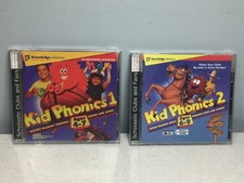 Kid Phonics 1 & 2 (PC, 1996) - Complete - Jewel Case picture