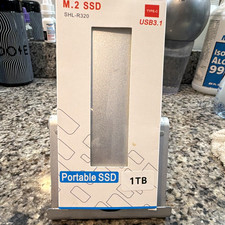 SHL-R320 Portable External SSD 1TB M.2 USB 3.1 Type-C Silver picture
