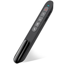 Wireless Presenter Remote with Air Mouse, RF 2.4GZ USB Rechargeable Presentat... picture