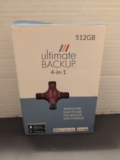 Ultimate BACKUP 512GB Photo Video Picture Backup PC iPhone Android 4 in 1 RED picture