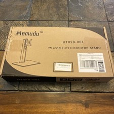 Hemudu HT05B-001 Single Computer Swivel Monitor Stand Black Freestanding 13-32” picture