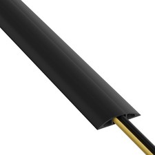 DLine 6ft Floor Cord Cover, Cable Protector, Hide Extension Cords, Protect Co... picture