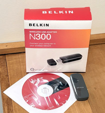 Belkin N300 High Performance Wireless Wi-Fi USB Adapter Complete picture