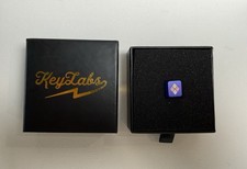 KeyLabs Artisan Mechanical Keyboard Keycap Blue/Pink Resin MX Stem New picture