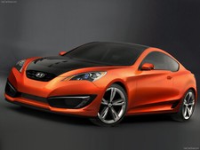 Cars hyundai genesis coupe concept Desk Mat Stitched picture