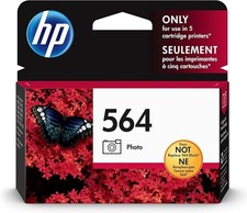 HP 564 Photo Ink Cartridge CB317WN Genuine OEM Original New Sealed EXP 03/2024 picture