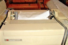 Texas Instruments Omni 800 Model 855 9-Pin Dot Matrix Printer Vintage picture