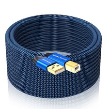 30Ft USB 2.0 Printer Cable - High Speed Type a to Type B, Compatible with HP, Ca picture