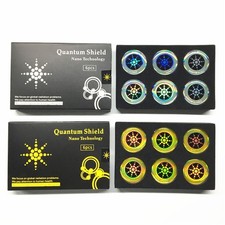 6 Pack (Silver/Gold) Chip Cell Phone Stickers Protection Neutralizers Stickers picture