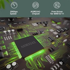 USB 3.2 Gen2 Type‑E 20Gbps Front Panel Socket PCI‑E 4X Express Card Adapter picture