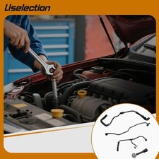 8W0121081BL Coolant Radiator Reservoir Tank Overflow Hose Fit 4 Set 8W0121081BL picture