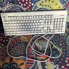 Vintage Compaq Computer Keyboard PS/2 Wired Model KB-3923 294318-006 Retro picture