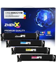 4 Pk CRG-069 Toner Cartridge (With Chip) Black, Mag, Cyan, & Yellow NEW SEALED picture