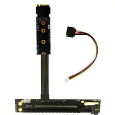 M.2 to PCIe x16 Graphics Card Adapter Cable With SATA Power Cable Accessories picture