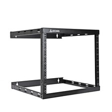 8U 2-Post Wall Mount Open Frame, 18'