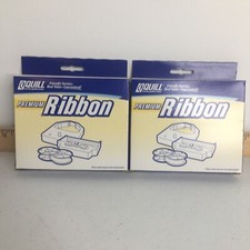 Quill Premium Ribbon 7-11307 - Black Sealed In Box Lot Of 2 Swintec Olympia Xero picture