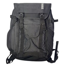 Thule Paramount Flapover Laptop Backpack Black Commuter Daypack picture