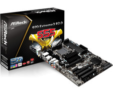 ASRock 970 Extreme3 R2.0 AMD AM3+ ATX Motherboard Tested IO Shield picture