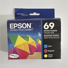 Epson 69 Genuine Standard Capacity Inkjet Cartridges 3-Pack C/M/Y picture