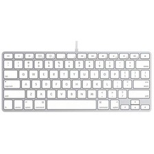 Apple Compact Wired Aluminum 78 Keys Keyboard A1242 MB869LL/A Silver picture