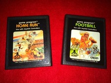 Atari Game Console / Games - Football / Home Run / Atari 2600 picture