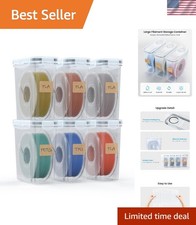 Portable Filament Storage Box for 3D Printing - Waterproof and Dust-Proof 6 Pack picture