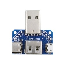 CY USB2.0 1-to-3 Power Adapter Type-A Male To Female Type-A & Micro USB & USB-C picture