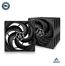 140mm Case Fan 5 Pack 4 Pin PWM 200 to 1700 RPM Static Pressure Quiet PC Cooling picture