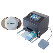 Desktop Inkjet Printer Prints Production Date and Batch Code on Plastic Caps picture