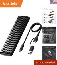 Aluminum M.2 NVMe SSD Enclosure - Tool-Free, High-Speed 10Gbps Transfer picture
