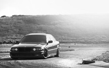 Cars tuning bmw 7 Desk Mat Stitched picture