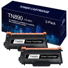 EWJUEZS 2-Pack TN890 Ultra High Yield Compatible TN890 TN-890 Toner Cartridge Re picture