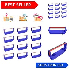 High-Quality Black and Red Ribbon Replacement for Star SP700 Printers - 12 Count picture