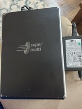 External USB LG Super Multi DVD Rewriter GSA-E40L with Power adapter & USB Cord picture