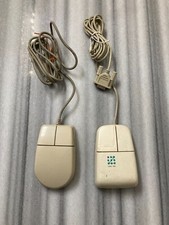Pack Of 2 E6QMOUSE X31 & Z-N E6Q Vintage Computer PC 3 Button Mouse With Adapter picture