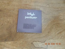 Vinage Intel Pentium  Socket Coppermine Gold Pin picture