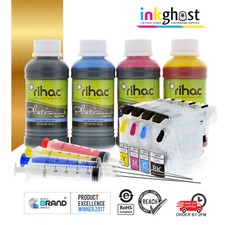 Rihac LC233 refillable cartridges & Ink fits BROTHER MFC-J4620 J5320 J5720 J4620 picture