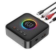 M10 RGB Upgraded Bluetooth 5.4 Audio Receiver Transmitter for TV Home Stereo/... picture