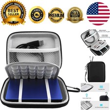 Durable Black Hard Drive Case - Fits Seagate, WD, Toshiba - Ultimate Protection picture