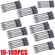Lot 10 - 100 For HP DELL 100W 7.4mm Power Adapter Converter Cable To USB-C Port# picture